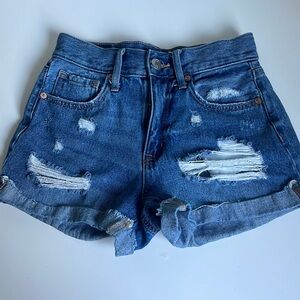 Aeropostale Denim Mom Shorts size 00